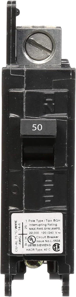 BREAKER SIEMENS BQ 50 AMP BOLT ON