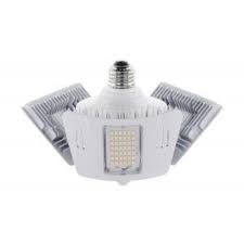 S13119-MOTION SENSING SATCO GARAGE UTILITY LIGHT BULB / FIXTURE =500W 4000K MED BASE