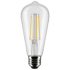 S21870-LED SATCO VINTAGE 8ST19/CL/LED/927/E26/2CD