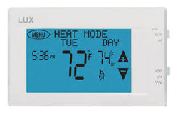 LUX-LTX9600TS-THERMOSTAT HEAT/COOL PROGAMMABLE TOUCH SCREEN
