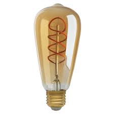 S9967-LED SATCO VINTAGE 4.5W=25W ST19 AMBER MED BASE 2000K 260 LUMENS 120 VOLT