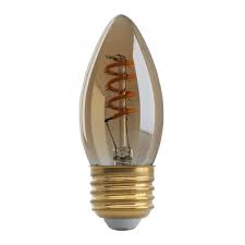 S9970-LED SATCO VINTAGE 2.3W=20W B10 AMBER MED BASE 2000K 120 LUMENS 120 VOLT