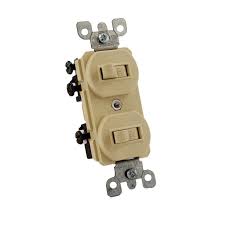 NAI BRAND DUPLEX TOGGLE SWITCH (=L5224) IVORY