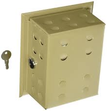 F29-0193-MX-BTG-54VL Emmerson Steel Thermostat Guard with Solid Base (Hinged) 6 in Height x 3.82 in Width x 3.13 in Depth