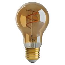 S9966-LED SATCO VINTAGE 4.5W=25W A19 AMBER MED BASE 2000K 260 LUMENS 120 VOLT