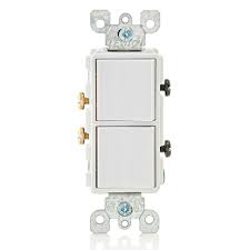 NAI BRAND TRIPLE ROCKER DECORA SWITCH 15A.WHITE =(L-5634W)