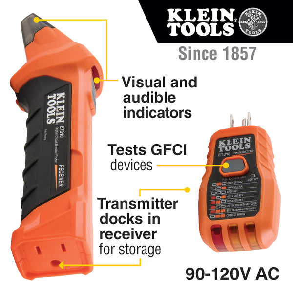 KL-ET-310 DIGITAL CIRCUIT BREAKER FINDER/ REPLACES ET300