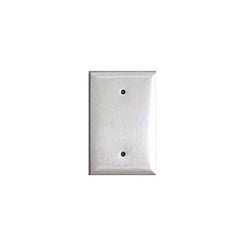 1GANG 1BLANK OVERSIZE BRUSHED STAINLESS STEEL WALLPLATE