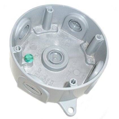 WEATHERPROOF 4' ROUND BOX 5-1/2' KO'S (ARBRD-4) (RB50-5) (WRB1550)