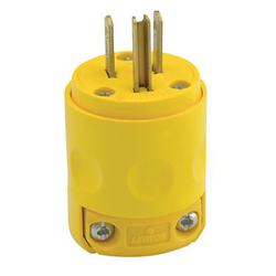 PLUG YELLOW 15AMP-3 PR