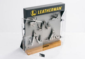 LEATHERMAN FREE STANDING CABINET DISPLAY