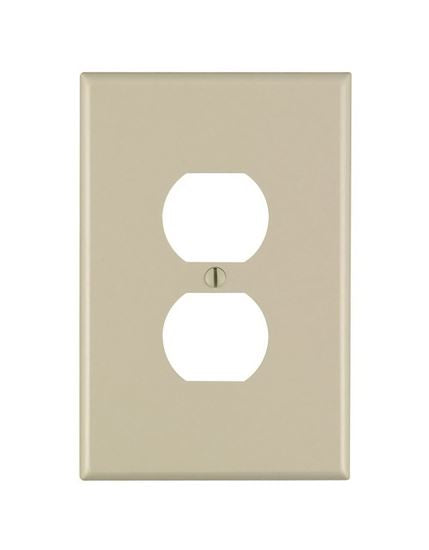 1GANG 1DUPLEX OVERSIZE IVORY WALLPLATE