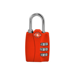 3 DIGIIT BARREL COMBINATION LOCK-- TSA APPROVED- CASE PACK (624)