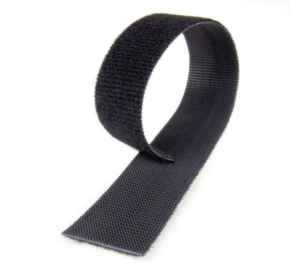 BLACK 15' X 3/4' VELCRO