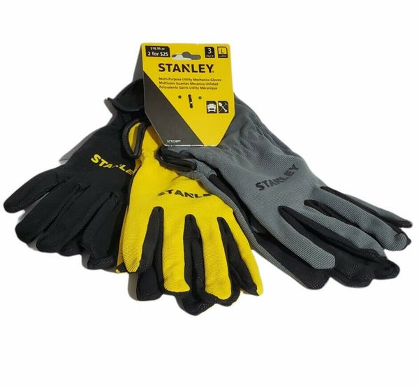 STANLEY 3 PACK MULTI-PURPOSE UTILITY GLOVE